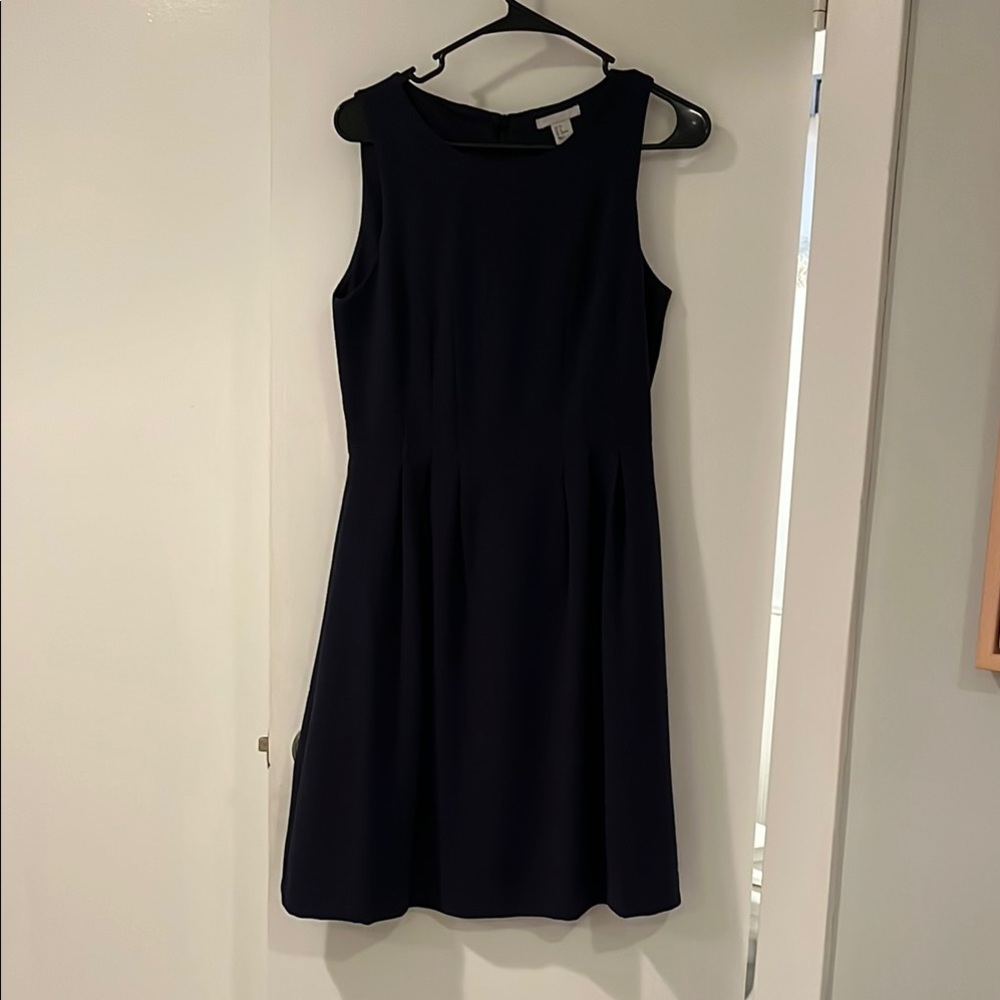 Navy Sleeveless Dress